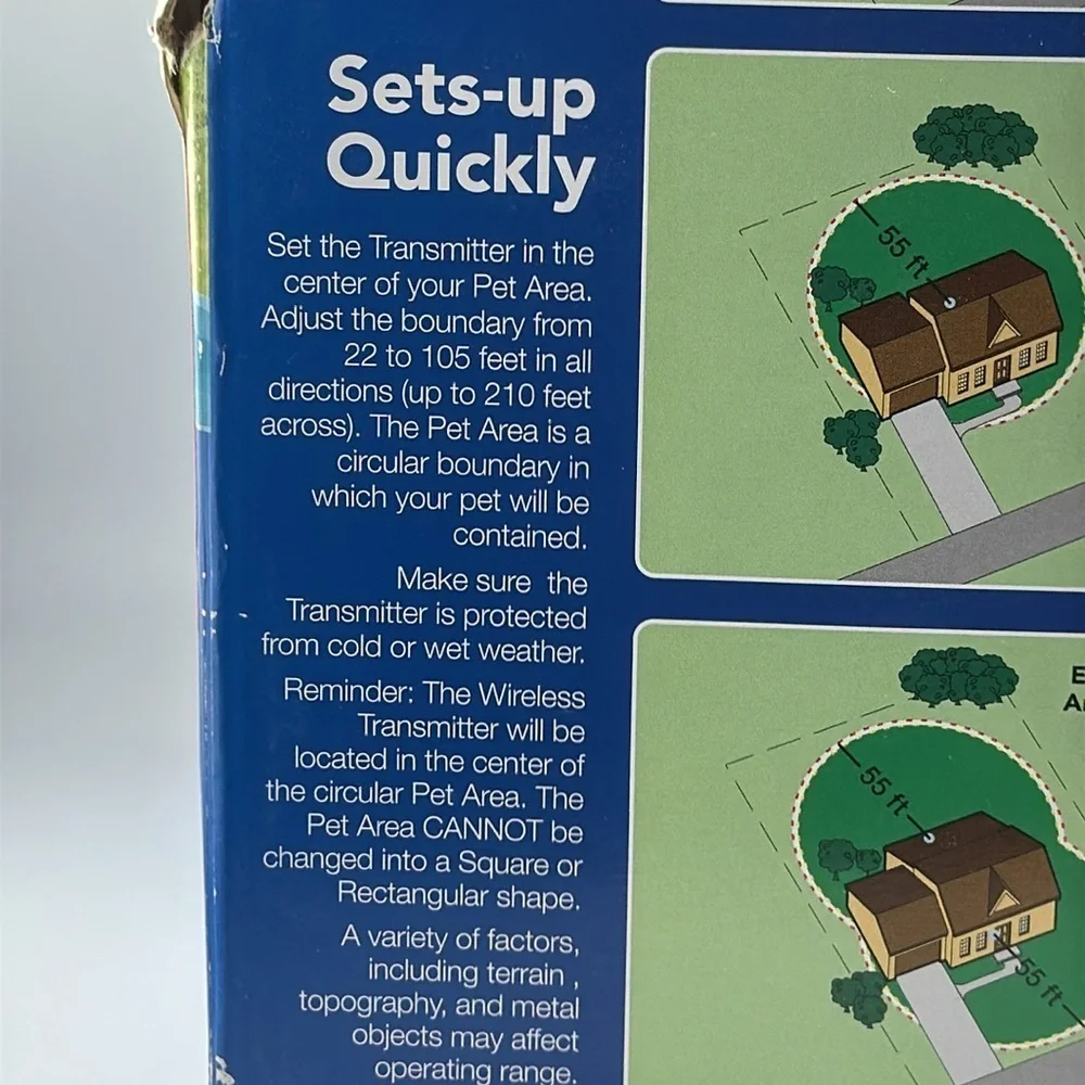 PETSAFE Stay + Play Wireless Fence for Dogs NEW in Open Box